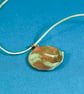 Circular Spiral Wave Enamel Pendant - Image 5