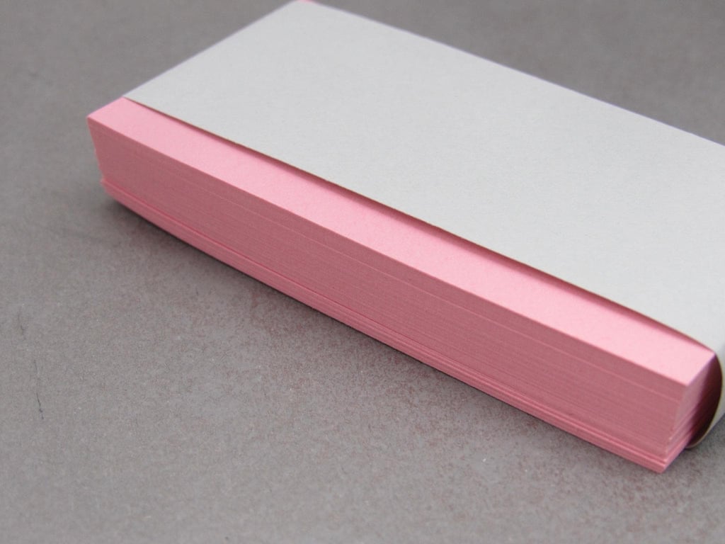 50 Small Pale Pink Cards, Hang Tags