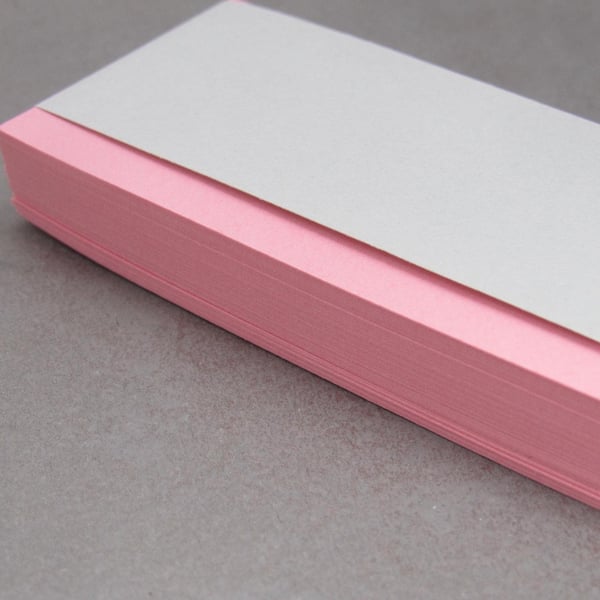 50 Small Pale Pink Cards, Hang Tags