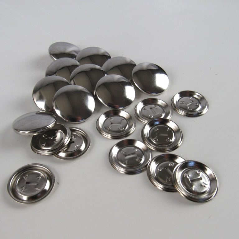 10 Cover Button Blanks Size 32 22mm