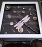 Sci-Fi Dragonfly Space Odyssey Mixed Media Shadow Box - Image 2