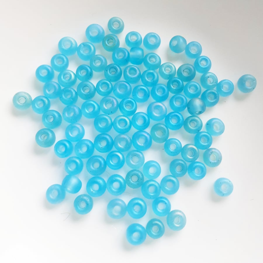 Turquoise Glass Seed Beads
