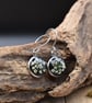 Pressed Cow Parsley Flower Resin Earrings, 304 Stainless Steel, Made in Scotland - Image 4