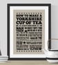 How To Make A Yorkshire Cup of Tea Print - Image 2