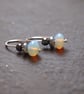 Silver opalite earrings - Image 2