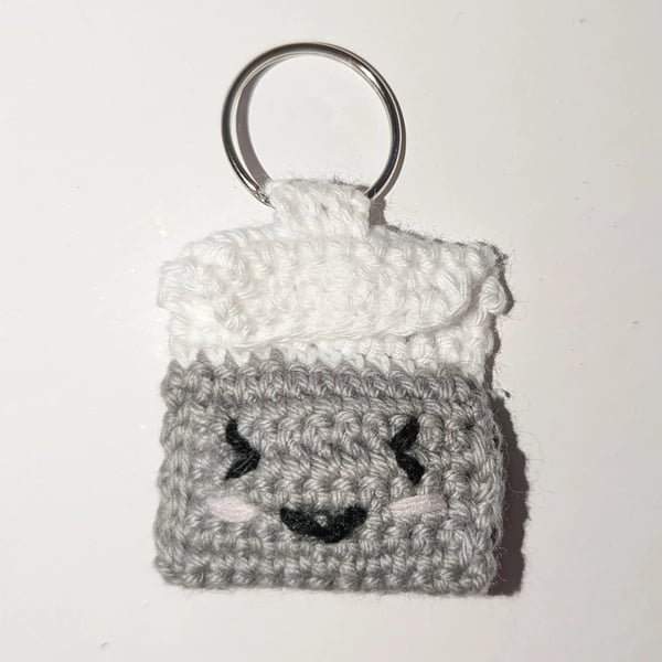 Crochet Teabag Keyring- Earl Grey