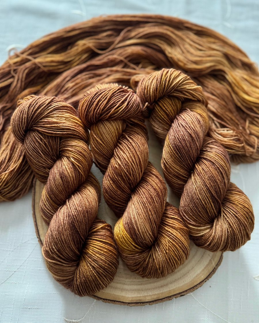 CLEARANCE: Hand Dyed Yarn, 4ply Merino Nylon 