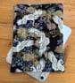 Japanese Cranes and Chrysanthemums Design Quilted Fabric I-Pad Sleeve 