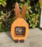 Fun Rabit Clock - Unusual & Eyecatching Free standing Wooden Clock - Image 3