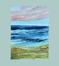Summer Seconds A5 Original Seascape Painting - Sample 303
