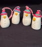 Snowman cracker charms