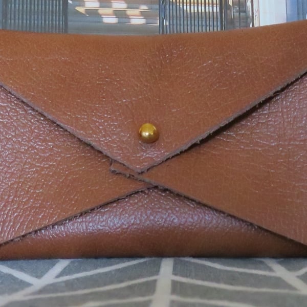 Genuine Leather unisex pocket purse