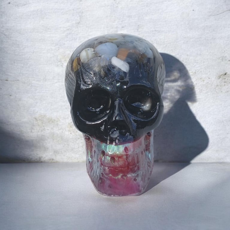 Skull with Rotting Jaw 