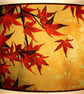 Japanese Maple Drum Lampshade by Lily Greenwood - Medium - 30cm - Image 3