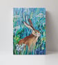 Hare Art Print -  Meadow Hare mounted art - Image 2