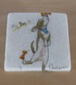 Set of 4 Marble 'Dog' Coasters - Image 5