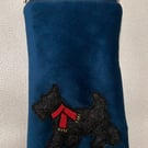 Embroidered Glasses case  - Dog