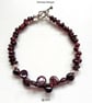 Designer Ruby Red Garnet Bracelet - Image 5