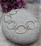 Sterling Silver Geometric Chain Link Statement Necklace - JBJ2013 - Image 2
