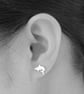 Shark Earring Studs In 9ct Yellow Gold - Image 5