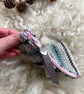 Woolly Wallet - Sky Blue. Handwoven in Wales - Image 2