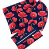 Poppy shaped Face mask set Sale