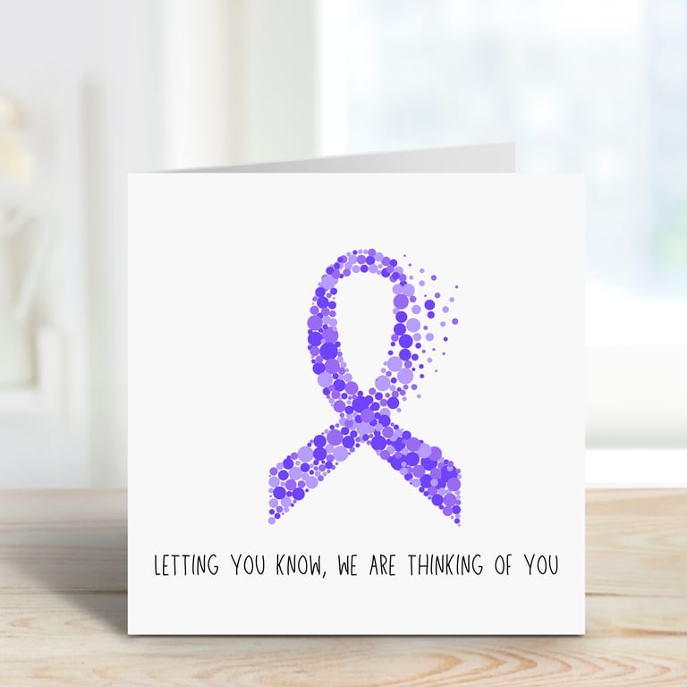 Cancer support, thank you card for Friend, Relative