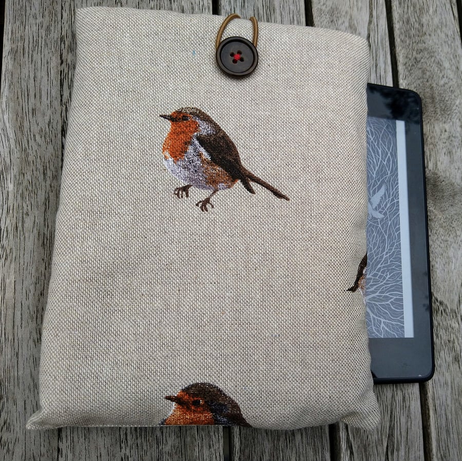 Kindle cover with robins