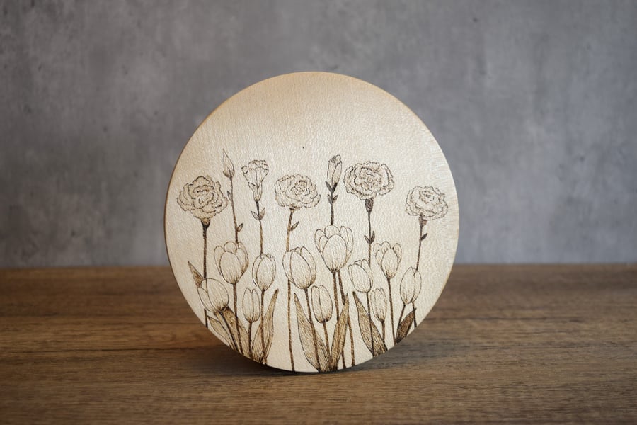 Tuilps and Carnations Hanging Wall Art 