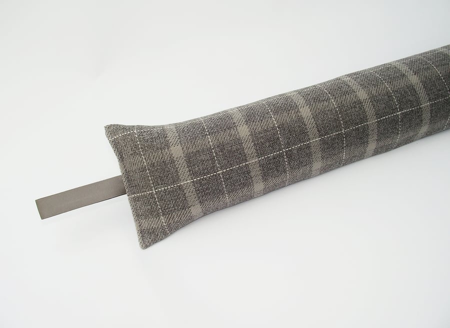 Draught Excluder Versatile Lawson Overcheck fabric heavy weight 1.9kg