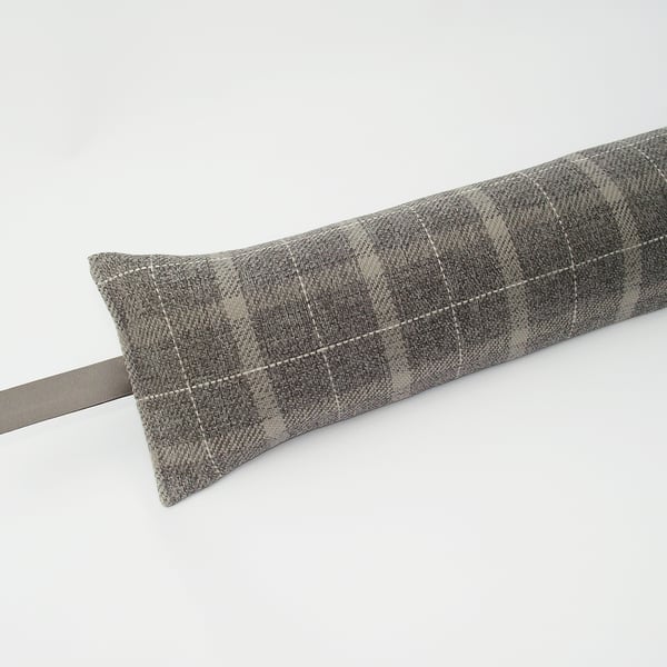 Draught Excluder Versatile Lawson Overcheck fabric heavy weight 1.9kg