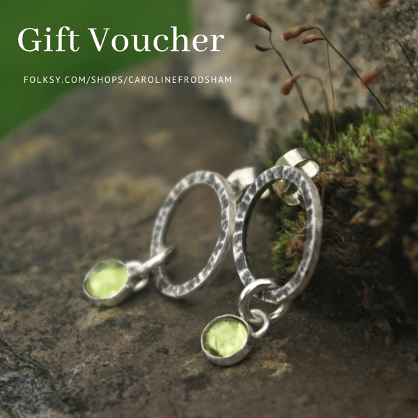 Gift voucher for Caroline Frodsham Jewellery 