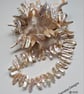 Designer Rare Large Biwa Freshwater Culture Pearl Necklace  - Image 5
