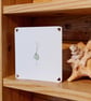 Sea Glass Bird Card, Handmade Thinking of You Card, Tiny Bird with a Big Heart - Image 2