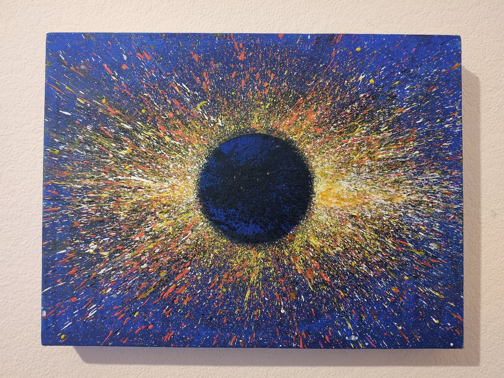 STAR 1 - modern abstract art painting