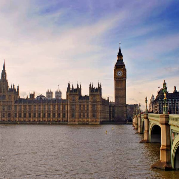 Big Ben Queen Elizabeth Tower Westminster Bridge Photograph Print