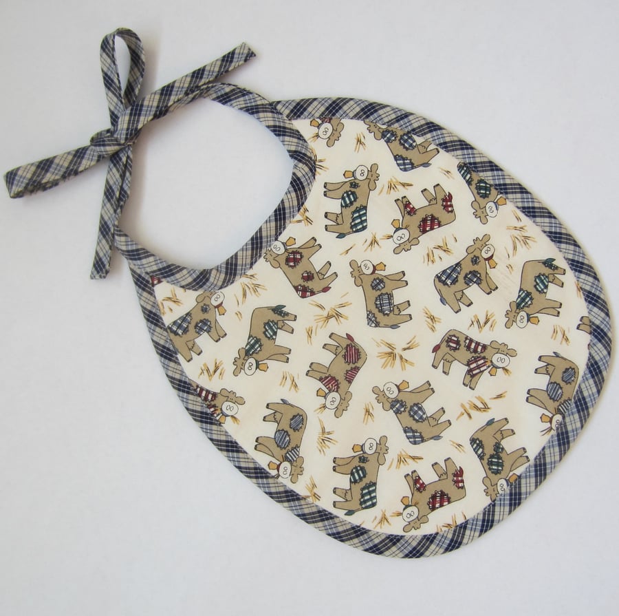 SALE Seconds Sunday Babies Cow Bib