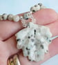 Sesame Jasper Leaf Pendant Necklace - Image 5
