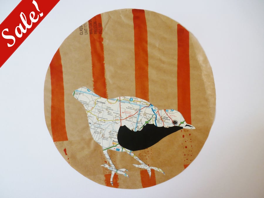 Sale - 50% off! - Collaged Dipper