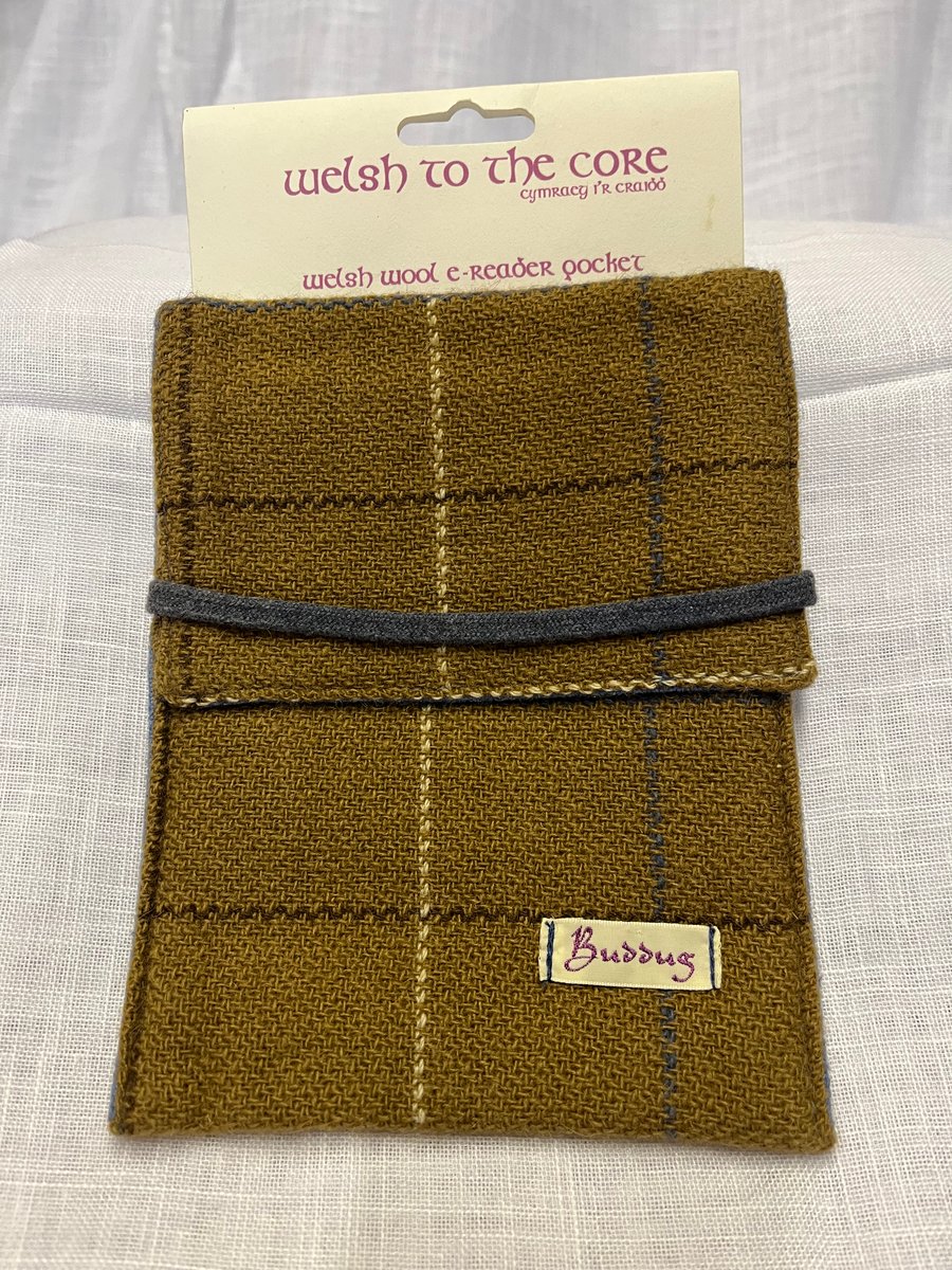 Handmade Welsh Wool Small tablet pocket - Folksy