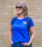 'Tea at Eleven' T-Shirt. Ladies's black Organic cotton tee! 1980's cafe theme - Image 5