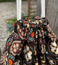 Drawstring bag retro inspired daisy pattern  - Image 3