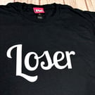 Loser t-shirt. Unisex Fit Organic Cotton insult top 
