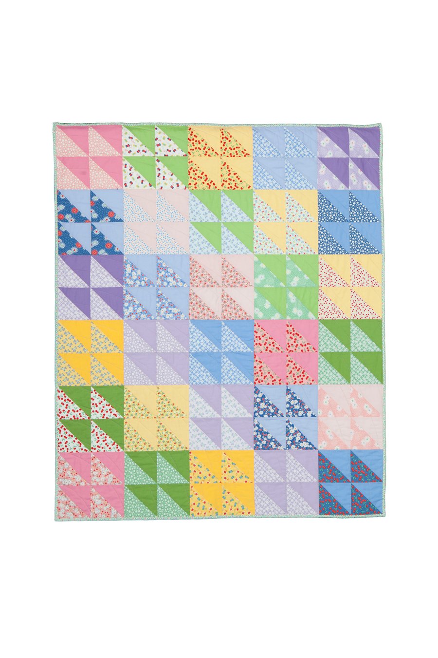 'Heavenly 30's' Patchwork Quilt Throw