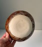 Handmade ceramic bowl, shallow brown stoneware bowl - Image 5