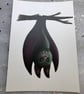 Spooky Creatures A6 Post Card (White Background) - Image 4