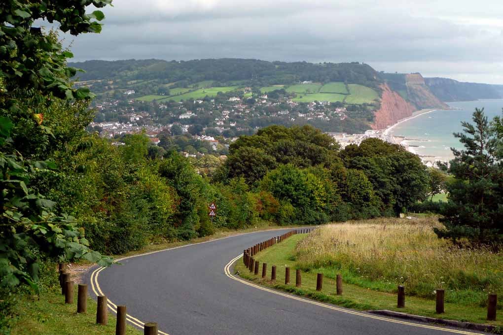 Sidmouth Jurassic Coast Devon England UK Photograph Print