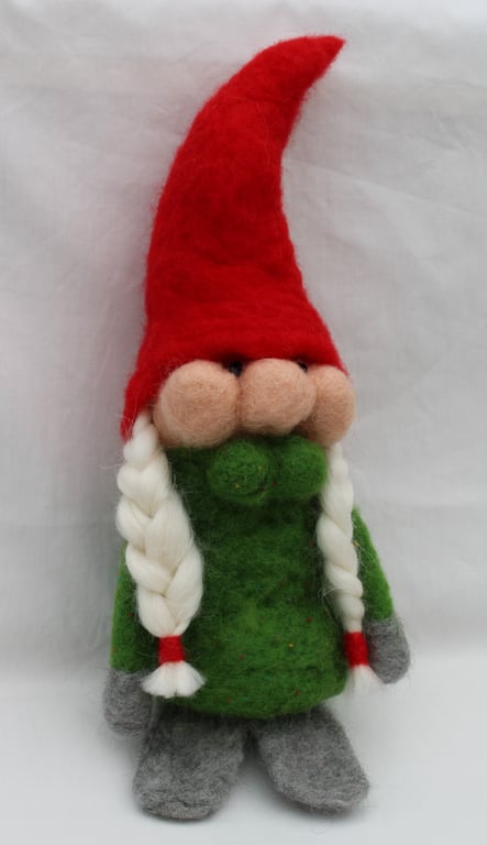 Mrs Gnome Needle Felt