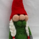 Mrs Gnome Needle Felt