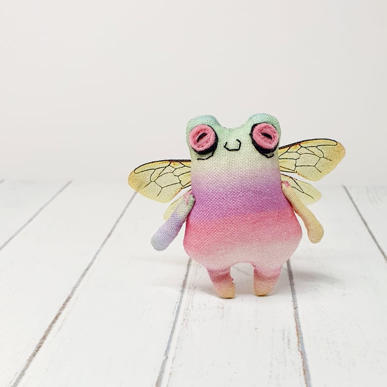 Rainbow Froggyfly Green Face